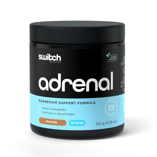 Adrenal Switch Chocolate Magnesium Powder Switch Nutrition at Supplements Central