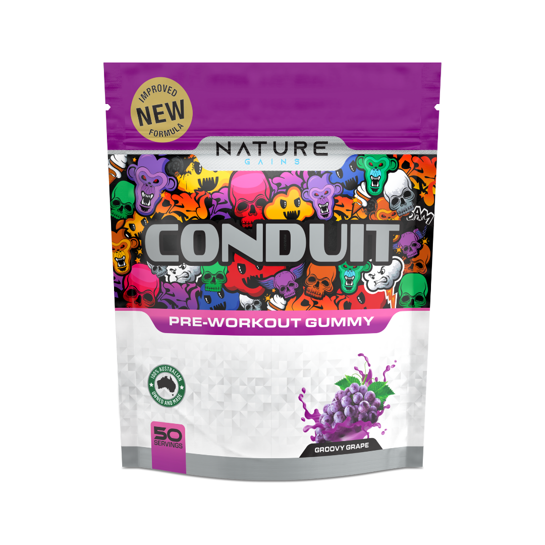Conduit Pre Workout Gummies by Nature Gains — Supplements Central