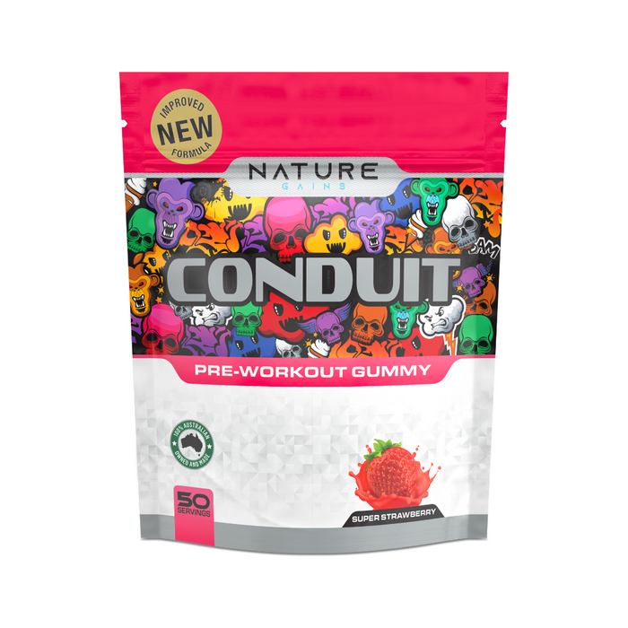 Conduit Pre Workout Gummies by Nature Gains