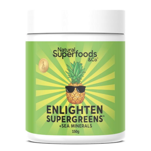 Enlighten Supergreens and Sea Minerals by Natural Superfoods and Co