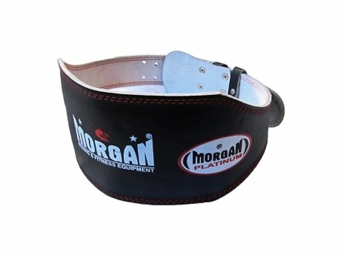 Morgan Platinum 15Cm Wide Leather Weight Lifting Belt