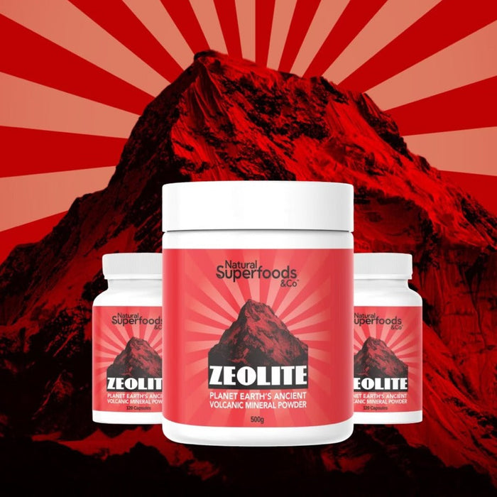 Micronised Zeolite 120 Caps by Natural Superfoods and Co
