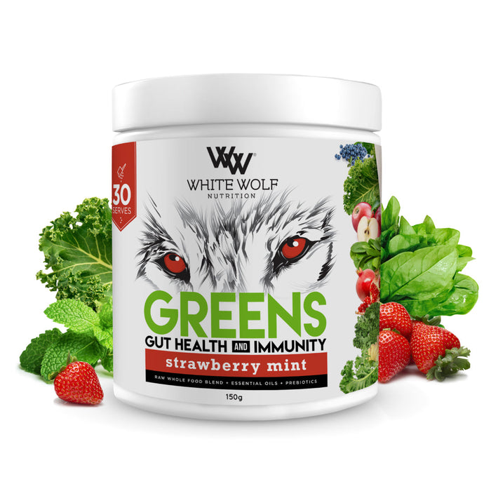 Greens Gut Health Immunity by White Wolf Nutrition