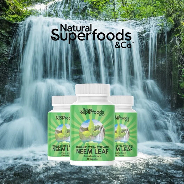 Organic Neem Leaf Extra Strength by Natural Superfoods and Co