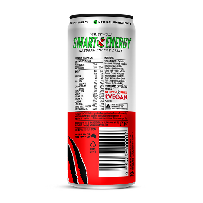 Smart Energy Drink by White Wolf Nutrition