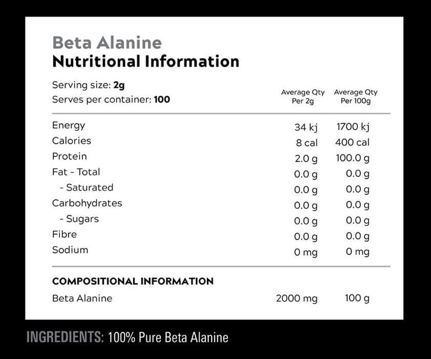 Beta Alanine by Switch Nutrition